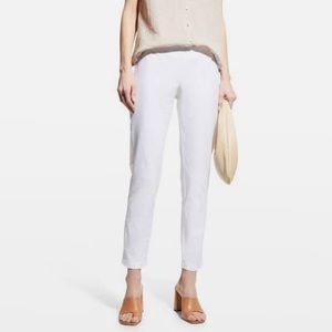 NWT Linen blend Slim Crop Pants Eileen Fisher